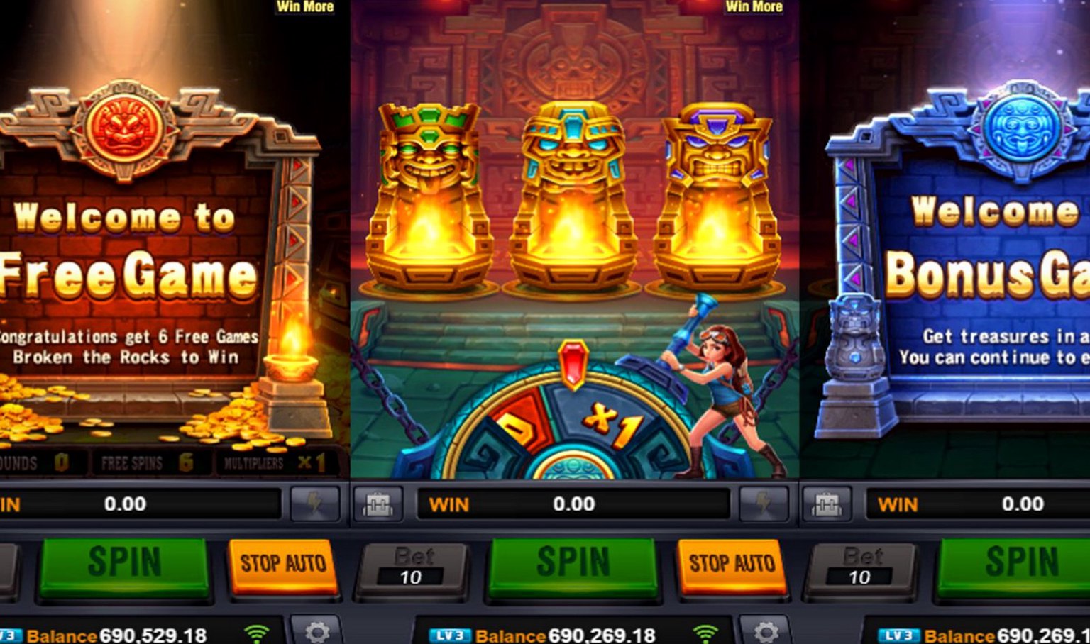 SECRET TREASURE · Tangkapan Layar Aplikasi SLOTKAMBOJA
